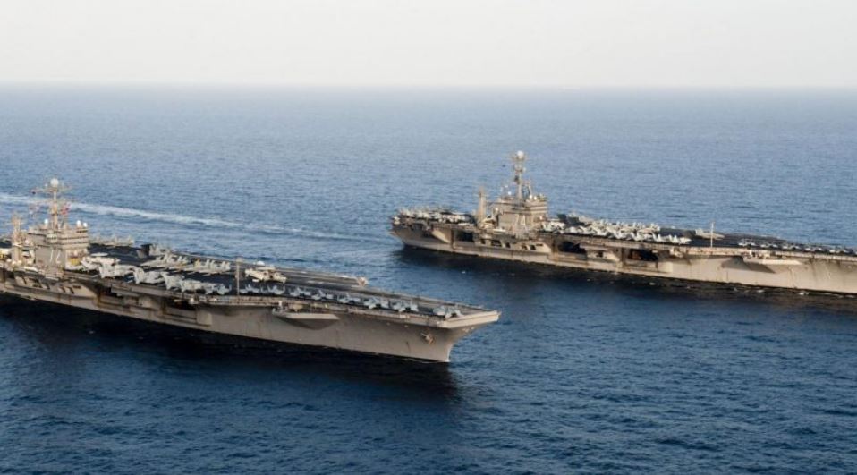 Dos portaaviones de EEUU navegan el Mediterráneo para lanzar fuerte mensaje a Rusia (Video)