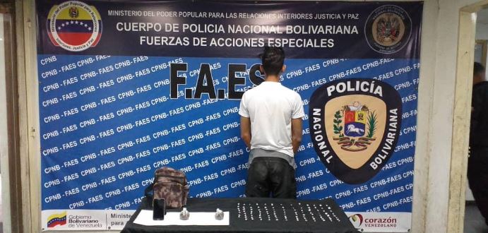 Faes aprehendió a tres presuntos traficantes de drogas en Caracas