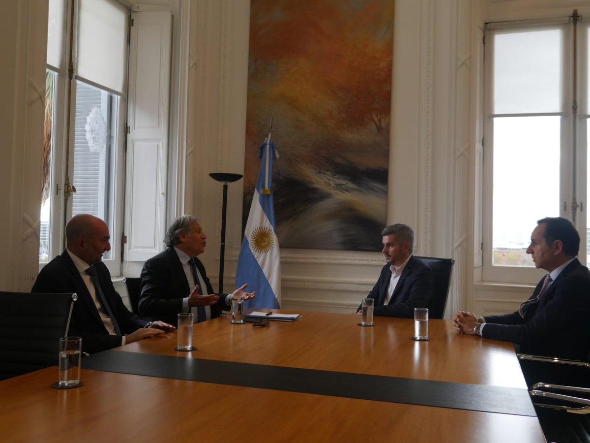 Almagro se reunió con el gobierno de Argentina para hablar sobre Venezuela (FOTO) #20May