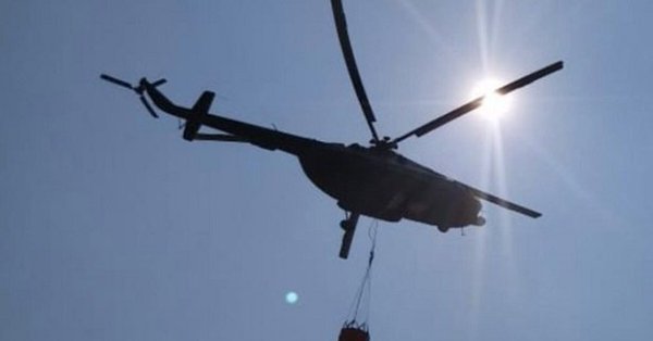 Helicóptero de la Marina de México se desploma con cinco tripulantes