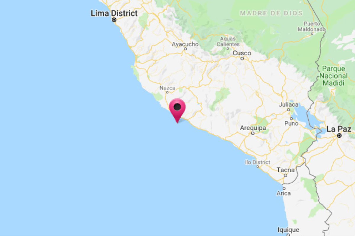 Sismo de magnitud 5,6 causa alarma en Arequipa, en el sur de Perú