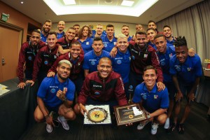 FVF entregó reconocimiento a Salomón Rondón por ser el goleador histórico de la Vinotinto