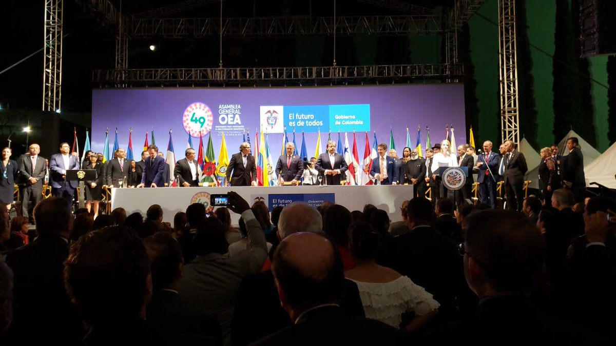 Siga #EnVivo la XLIX Asamblea de la OEA en Medellín