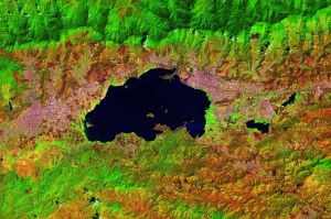 La impactante imagen satelital del Lago de Valencia