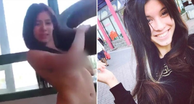 Una modelo desnuda lesionó a una joven al TIRAR UN CAUCHO por la ventana mientras grababa video erótico
