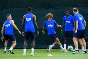 Antoine Griezmann se entrena con el Barcelona tras su fichaje