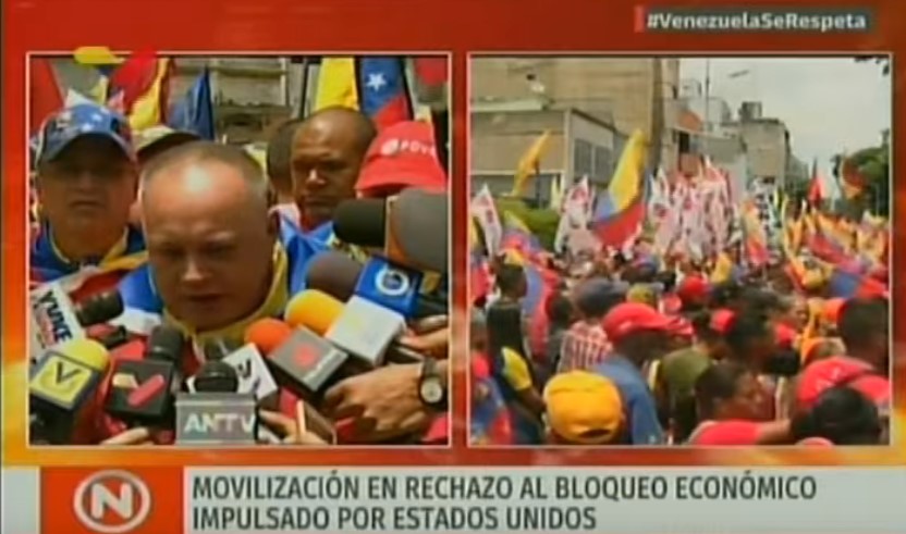 Diosdado Cabello: Las sanciones de EEUU son contra todos los venezolanos (Video)