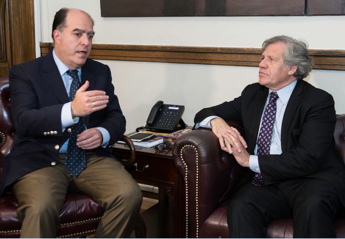 Almagro celebra designación de Julio Borges como Comisionado Presidencial para Relaciones Exteriores