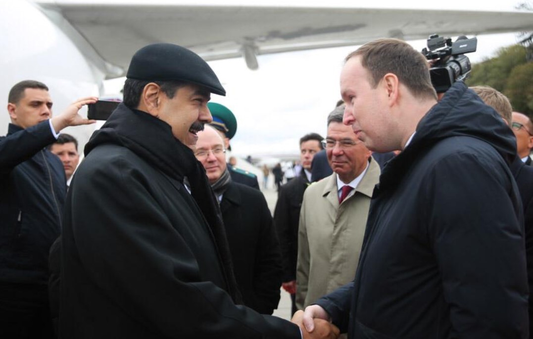 Maduro llega a Rusia