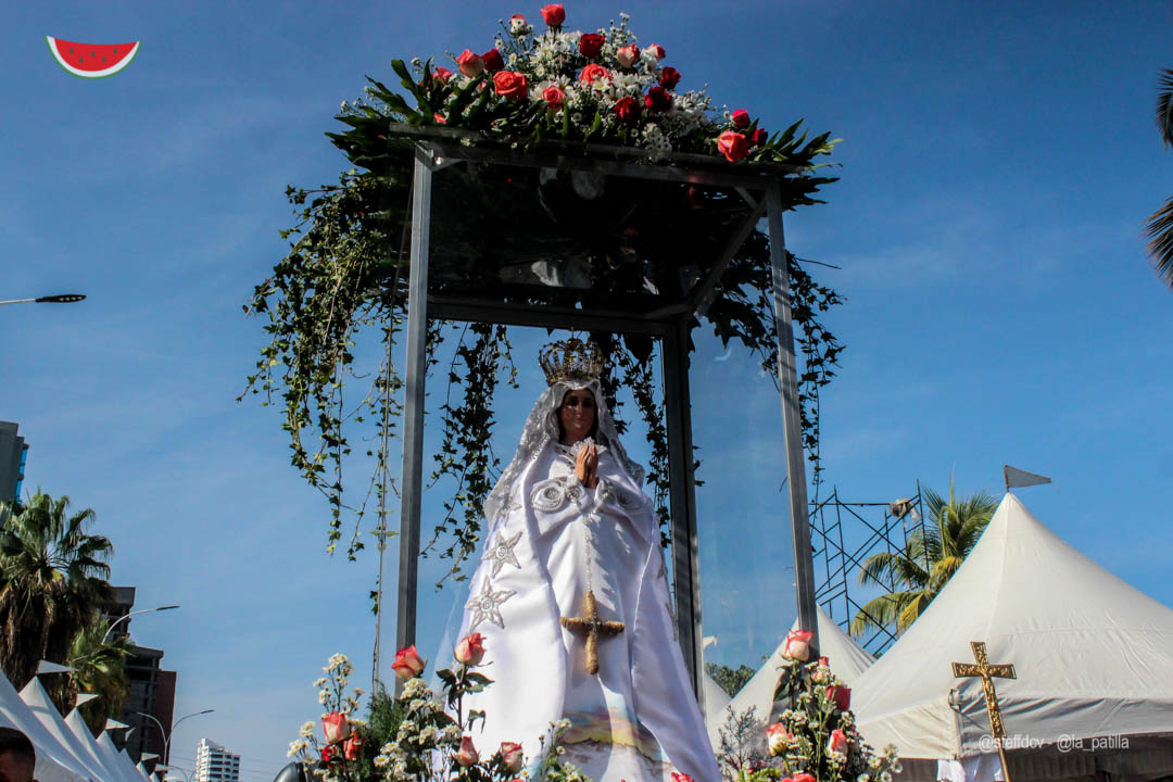 Feligreses celebran el 110 aniversario de la coronación de la Virgen del Valle este #8Sep