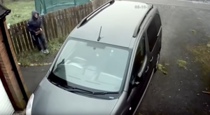 ¡Auch! Intentó robarse un carro y recibió un ladrillazo en la cara (VIDEO)