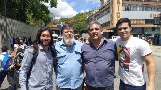 Excarcelan al dirigente estudiantil Elias Rodríguez y al profesor Carlos Pérez #17Oct (FOTO)