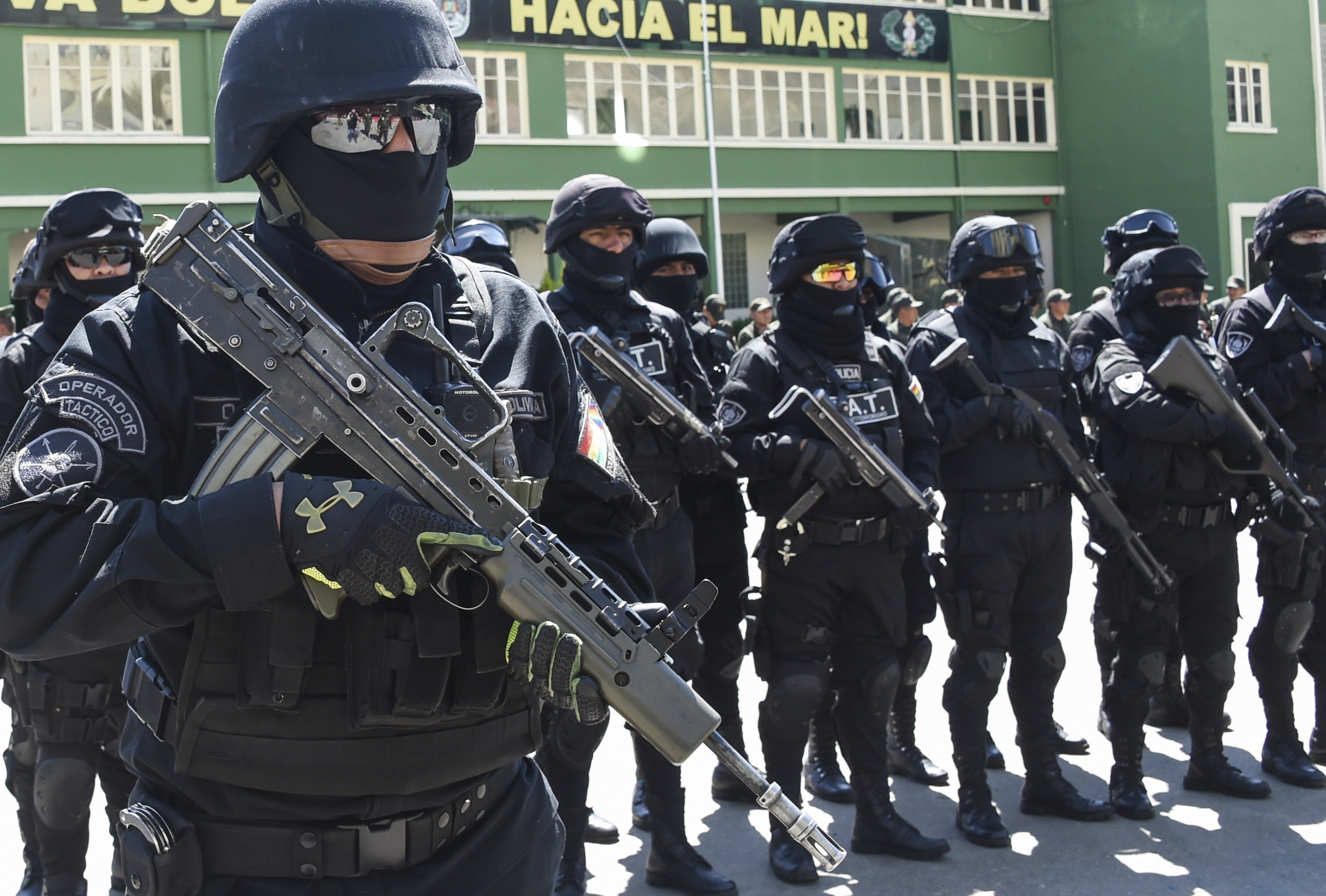 Bolivia instaló una unidad antiterrorista contra extranjeros que amenacen su país (Fotos)