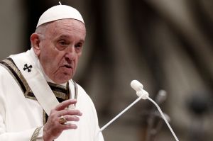 El papa Francisco pide reconciliación y paz en un mundo dividido