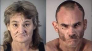 Acusan pareja por presunto robo en escena del accidente de una patrulla en Florida