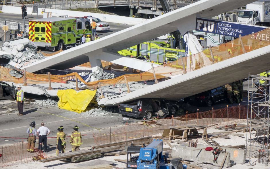 $103 millones para familias de víctimas de puente peatonal que se desplomó en Miami