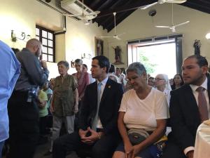 Presidente encargado Juan Guaidó asistió a misa para conmemorar los 20 años de la tragedia de Vargas (Fotos)