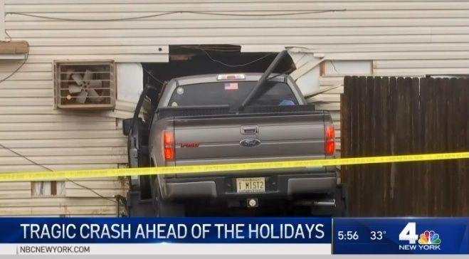 Mujer muere en cama cuando anciano estrelló auto contra su casa en Nueva Jersey