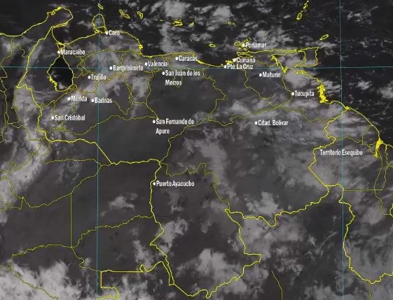 El estado del tiempo en Venezuela este viernes #10Ene, según el Inameh