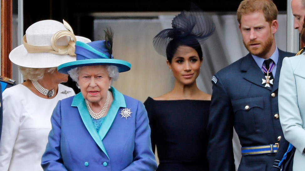 Los protagonistas en la reunión de crisis de la familia real británica