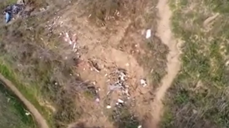 En VIDEO: Dron grabó cómo quedó el lugar donde cayó el helicóptero de Kobe Bryant
