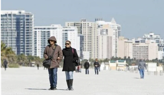 Las temperaturas siguen bajando al sur de Florida