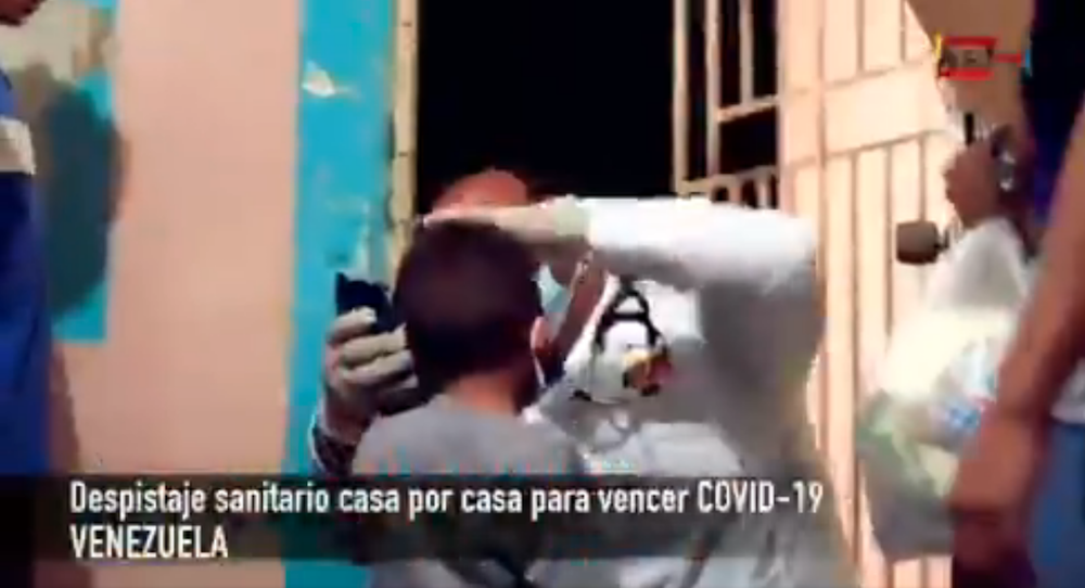 ¿No politizar la pandemia? El Psuv hace propaganda con el Covid-19 (video)