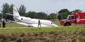 Aeronave que se salió de pista en Fort Lauderdale fue registrada en Venezuela en 2018