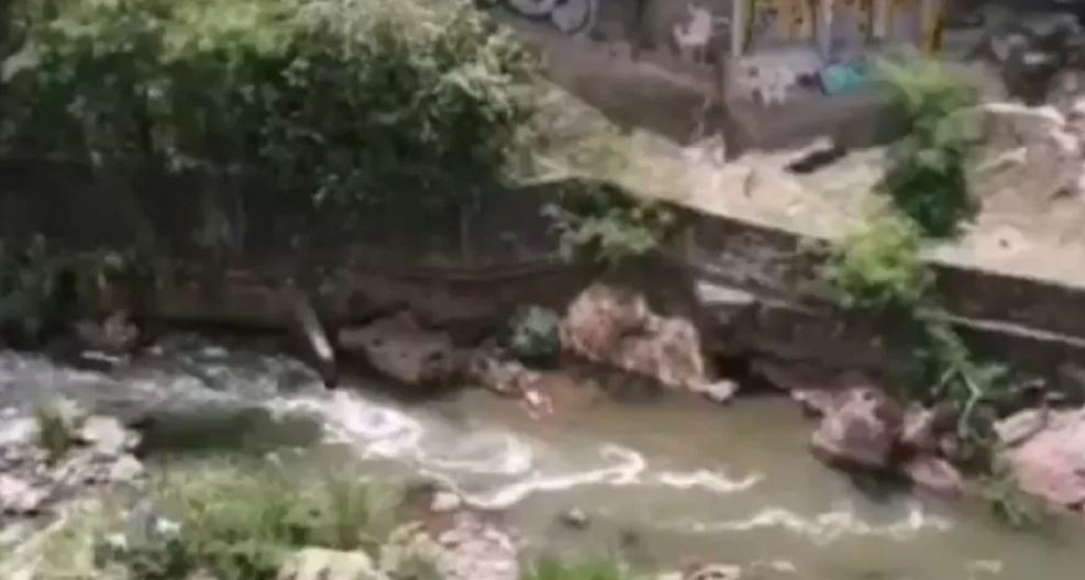¡No se aguantaron! Tuvieron sexo durante la cuarentena en un río urbano no apto para bañistas (Video)