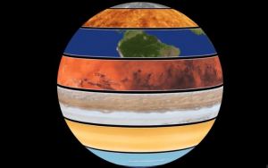 Una animación mostró cómo es la rotación de los planetas del sistema solar (Video)
