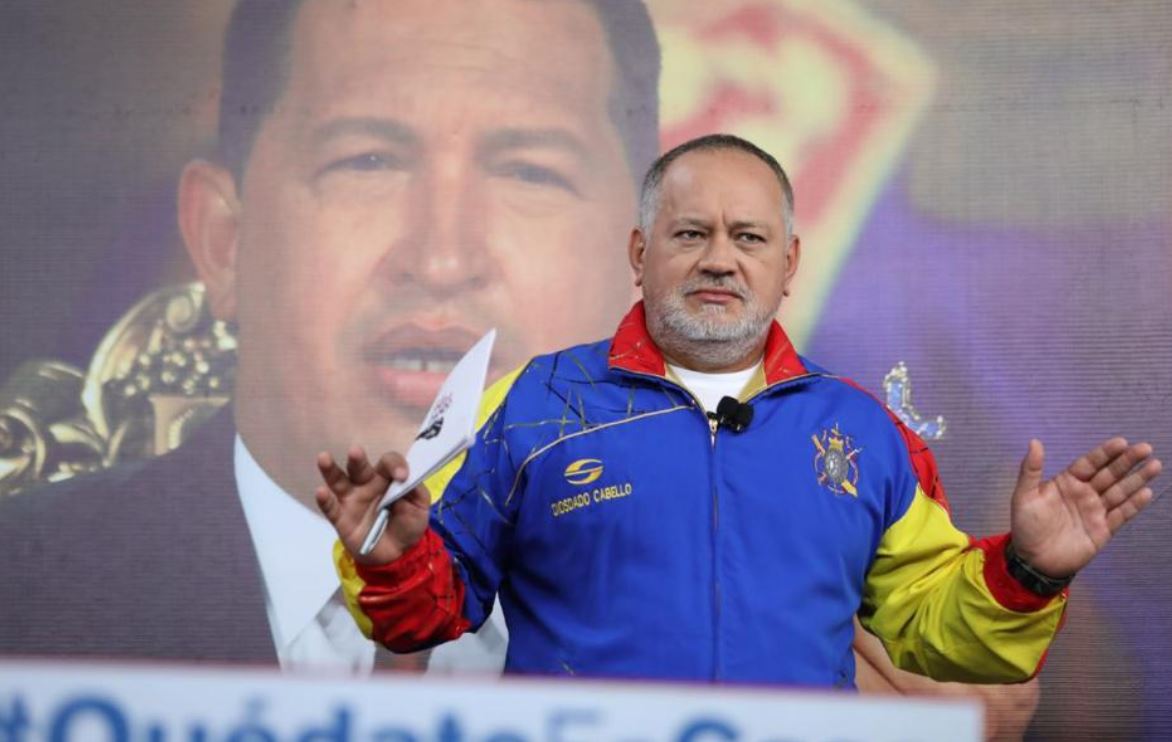 Régimen de Maduro publica una fotografía de Diosdado Cabello “en combate”