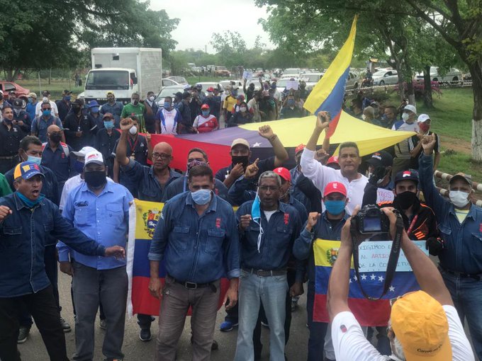 Trabajadores de Guayana vuelven a las calles para exigir reivindicaciones salariales #2Jul (FOTOS)