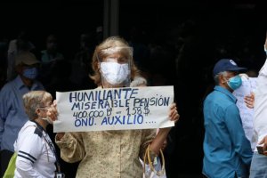 FOTOS: Pensionados y jubilados protestan en Caracas… pese al peligro del coronavirus #23Jul