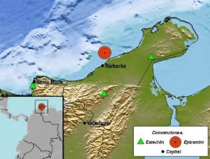 Sismo de magnitud 4,4 se registró en La Guajira