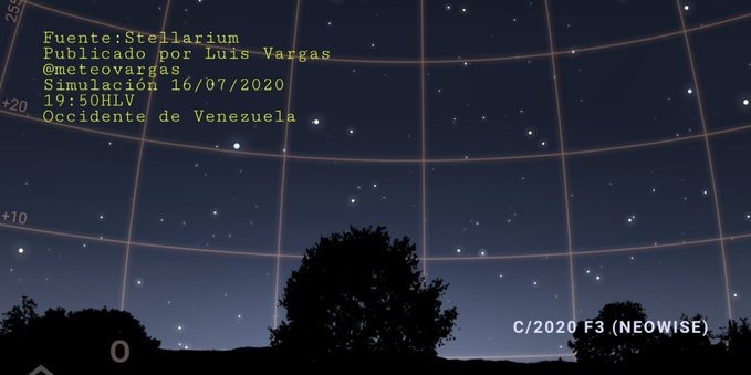 Neowise, el cometa más brillante en los últimos años, podrá ser visto desde Venezuela ¡Entérate cómo!