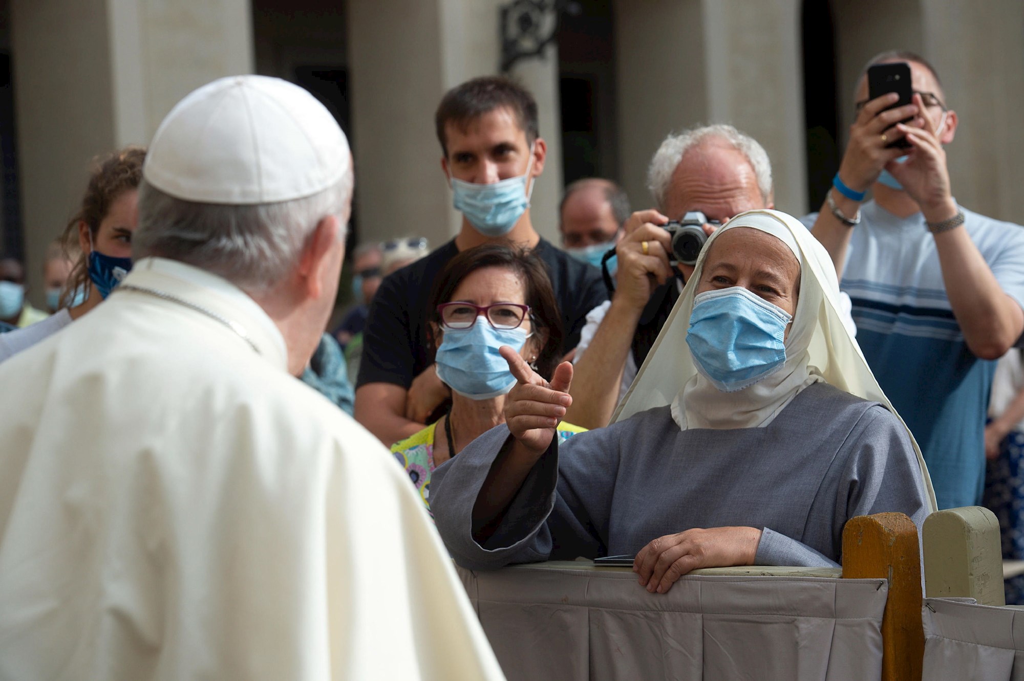 El papa Francisco retoma el contacto con los fieles luego de seis meses (Fotos)