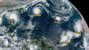 ¡Histórico! Se desarrollan cinco ciclones en el Atlántico al mismo tiempo