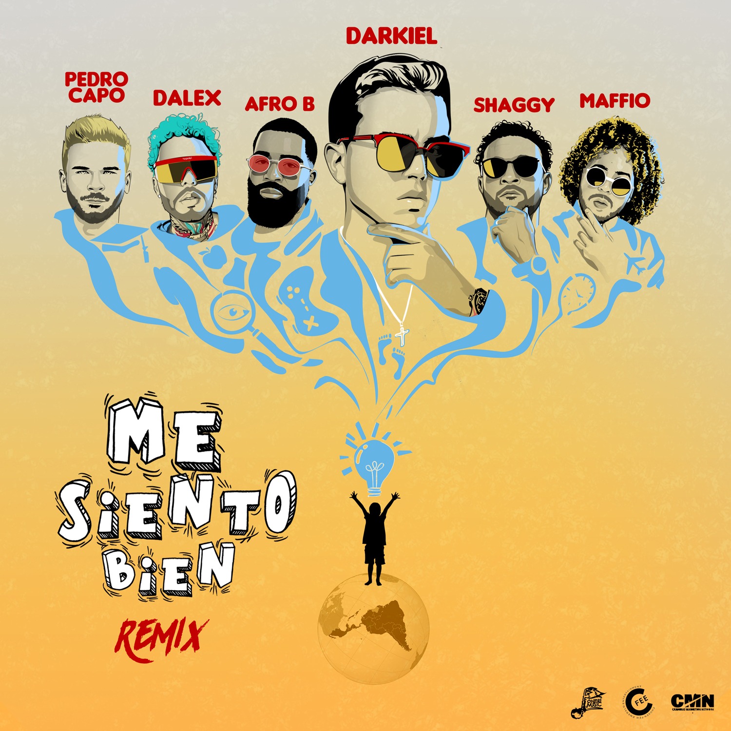 ¡Aquí está el remix! Darkiel se unió a Pedro Capó, Afro B, Dalex, Shaffy y Maffio en “Me siento bien”