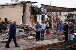 Trump visitó Kenosha en medio de los disturbios violentos tras el caso de Jacob Blake