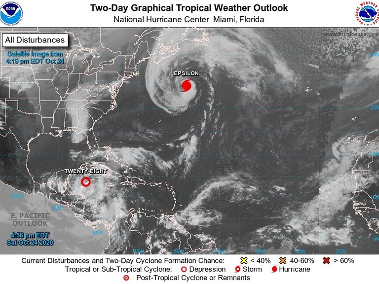 Tormenta tropical Zeta está cerca de ser huracán en su camino a la costa caribeña de México
