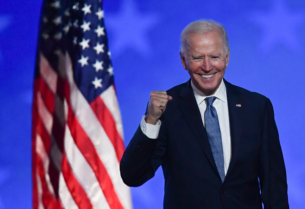 “Es el momento de la sanación en EEUU”, prometió Biden en su primer discurso presidencial