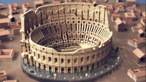 Un Coliseo de 9 mil piezas: Lego levanta su “hito” más ambicioso (VIDEO)