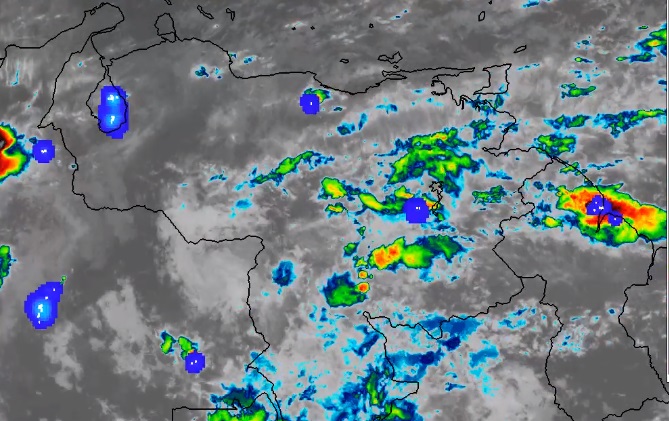 El Inameh prevé lluvias moderadas en varios estados de Venezuela este #17Ago