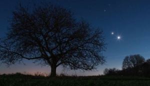 ¡Increíble! Así iluminó la “Estrella de Belén” a un mundo bajo el rigor de la pandemia (Fotos)