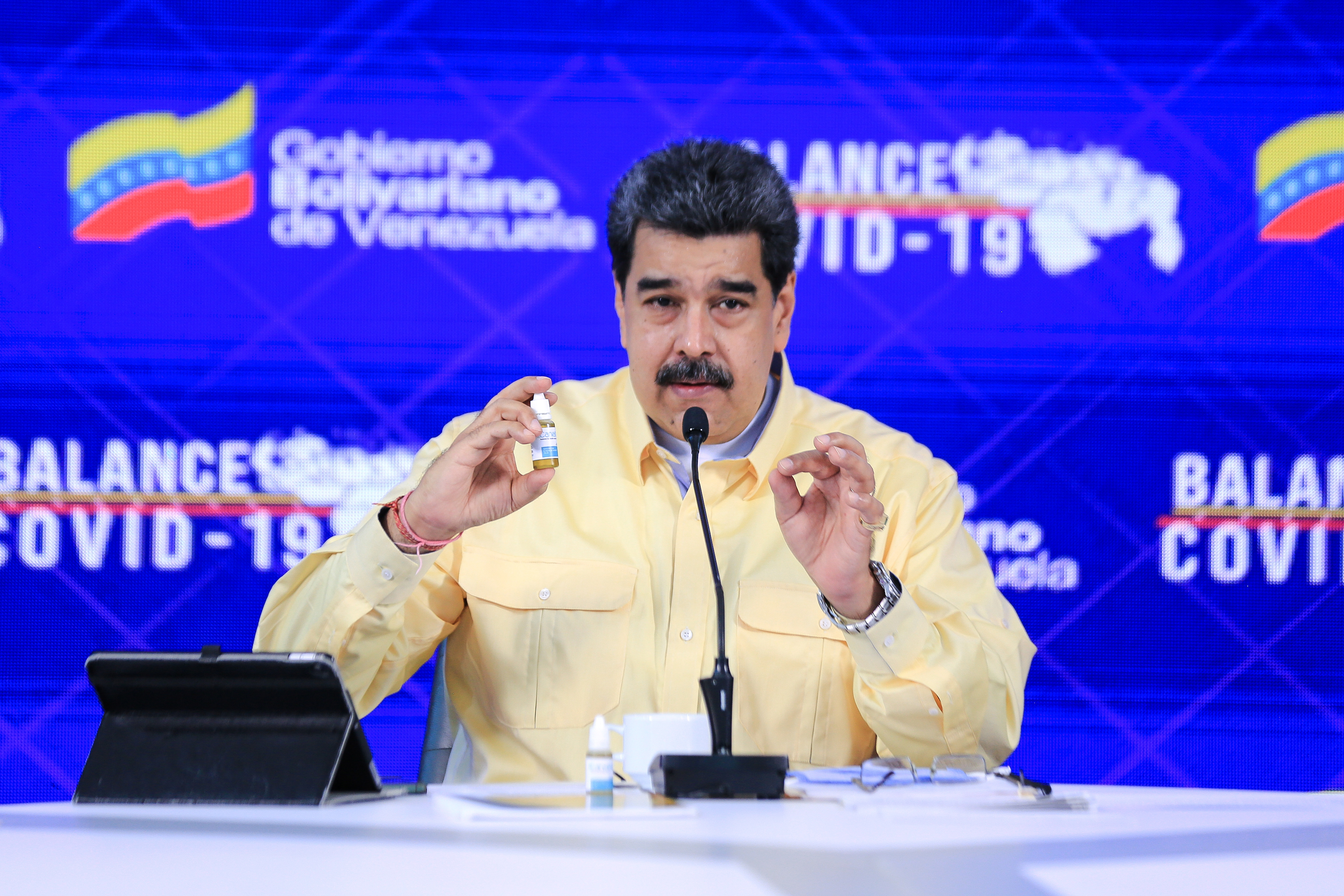 La mentira del carvativir, las “gotitas milagrosas” de Nicolás Maduro contra el coronavirus