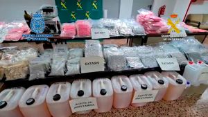 La Policía y la Guardia Civil dan el mayor golpe a las drogas sintéticas en España