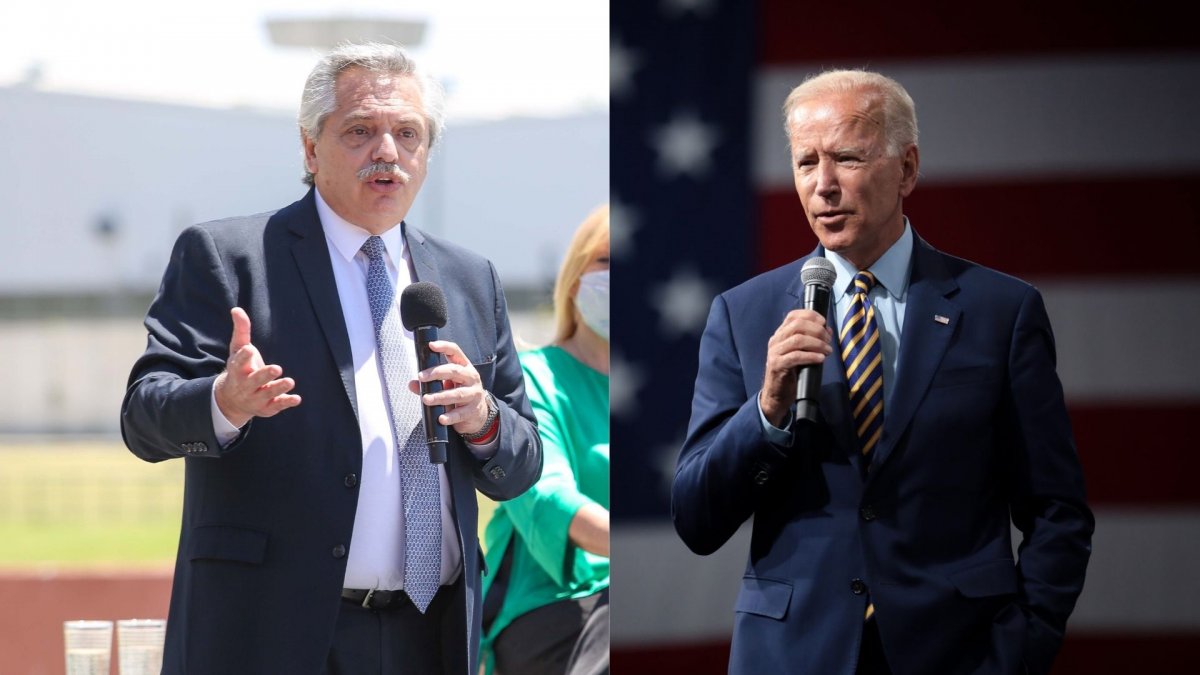 Alberto Fernández a Joe Biden: Su asunción plantea un horizonte de esperanza