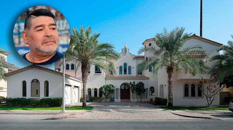 ¿Cuánto cuesta alquilar la increíble mansión donde vivió Maradona en Dubai?