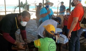 Médicos se trasladaron a la isla de Cubagua para realizar operativo de salud