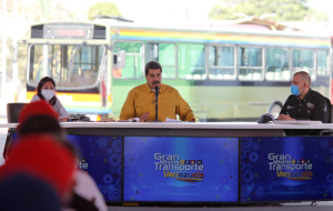 Maduro volvió a prometer recursos para el trastocado sector transporte